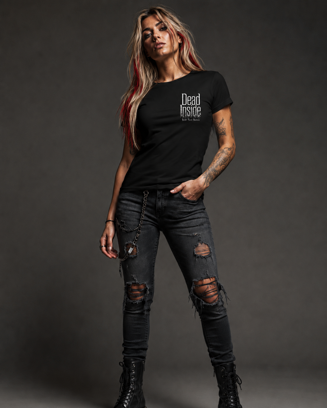 WOMANS BUILT FROM BROKEN